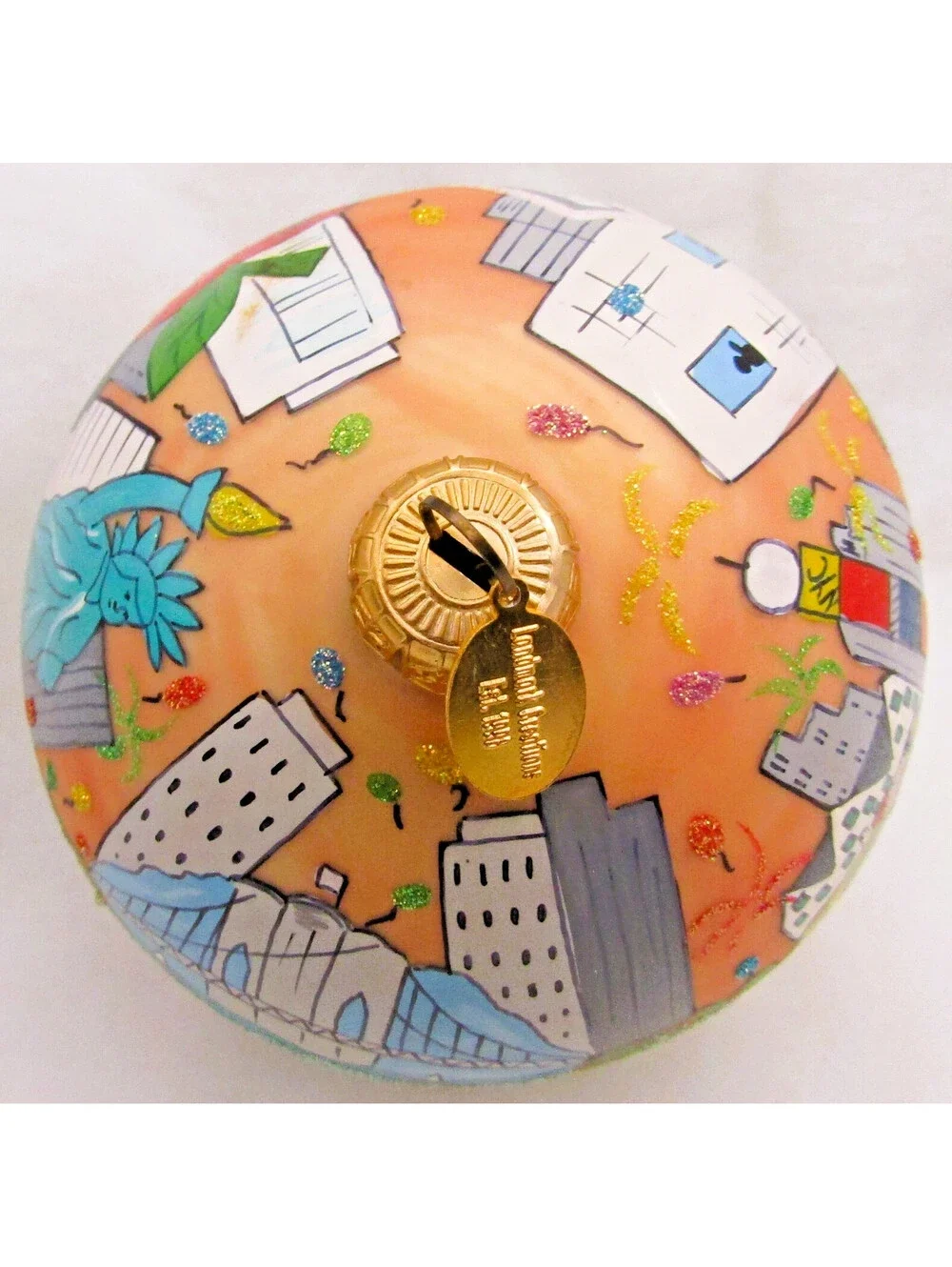 Michael Storrings for Landmark Creations Fanfare NYC Ornament with Tag and Box
